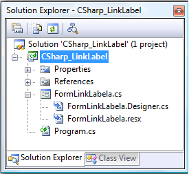 C# programski jezik - Solution Explorer