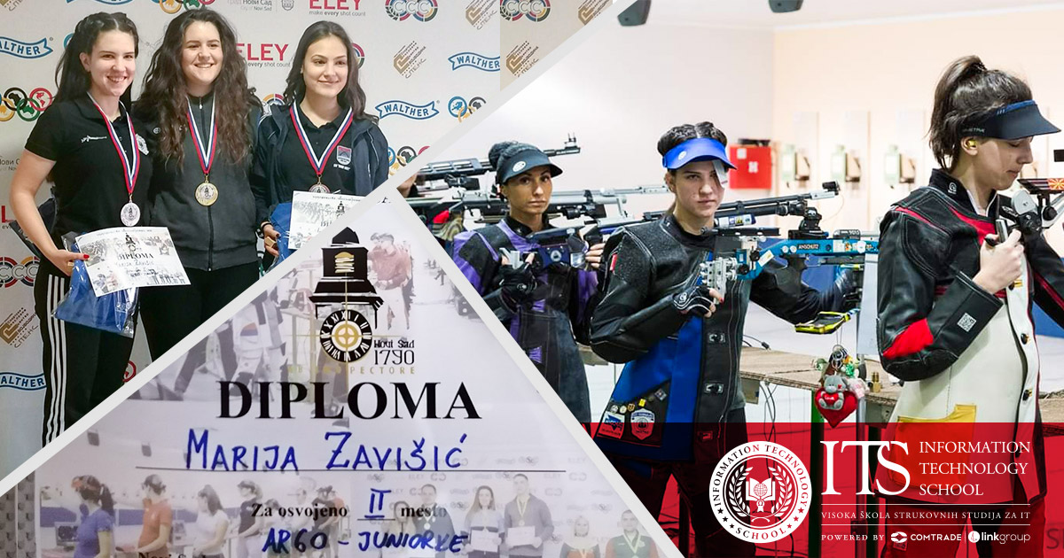sportski-uspesi-studenata-itsa studentkinja ITS škole ostvaruje odlične rezultate na takmičenjima u streljaštvu