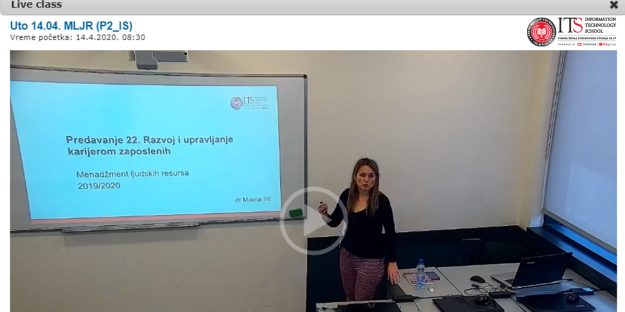 Live stream predavanje iz ljudskih resursa