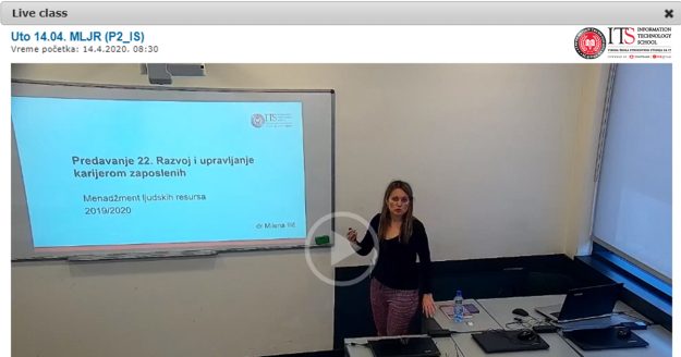 Live stream predavanje iz ljudskih resursa