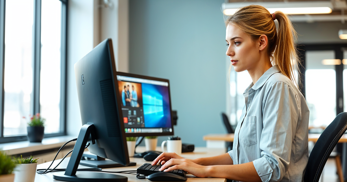 Dizajner digitalnih medija radi na projektu