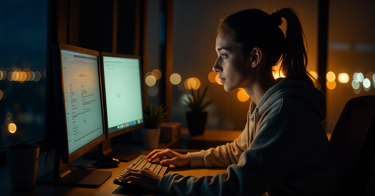 Help desk specialist radi na računaru
