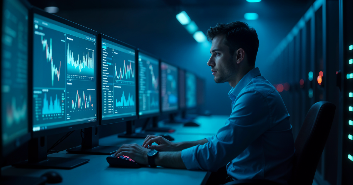 Storage i backup administrator radi na održavanju sistema