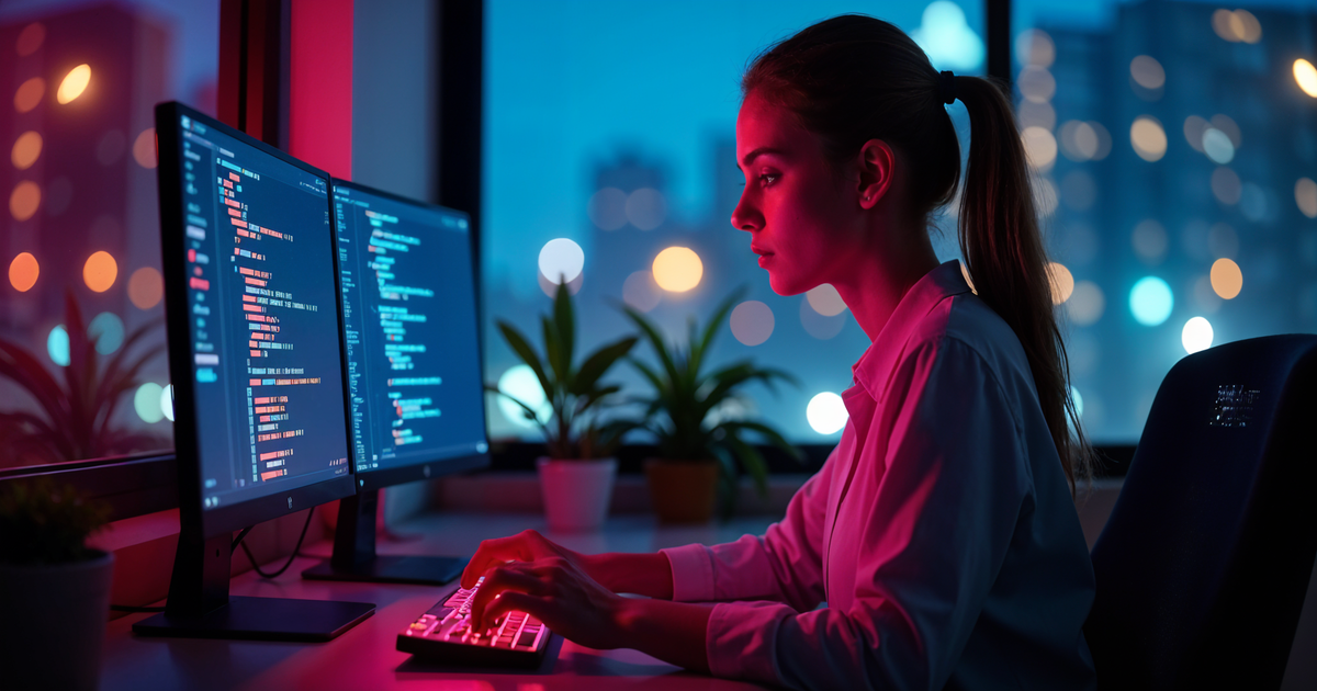 UX developer piše kod